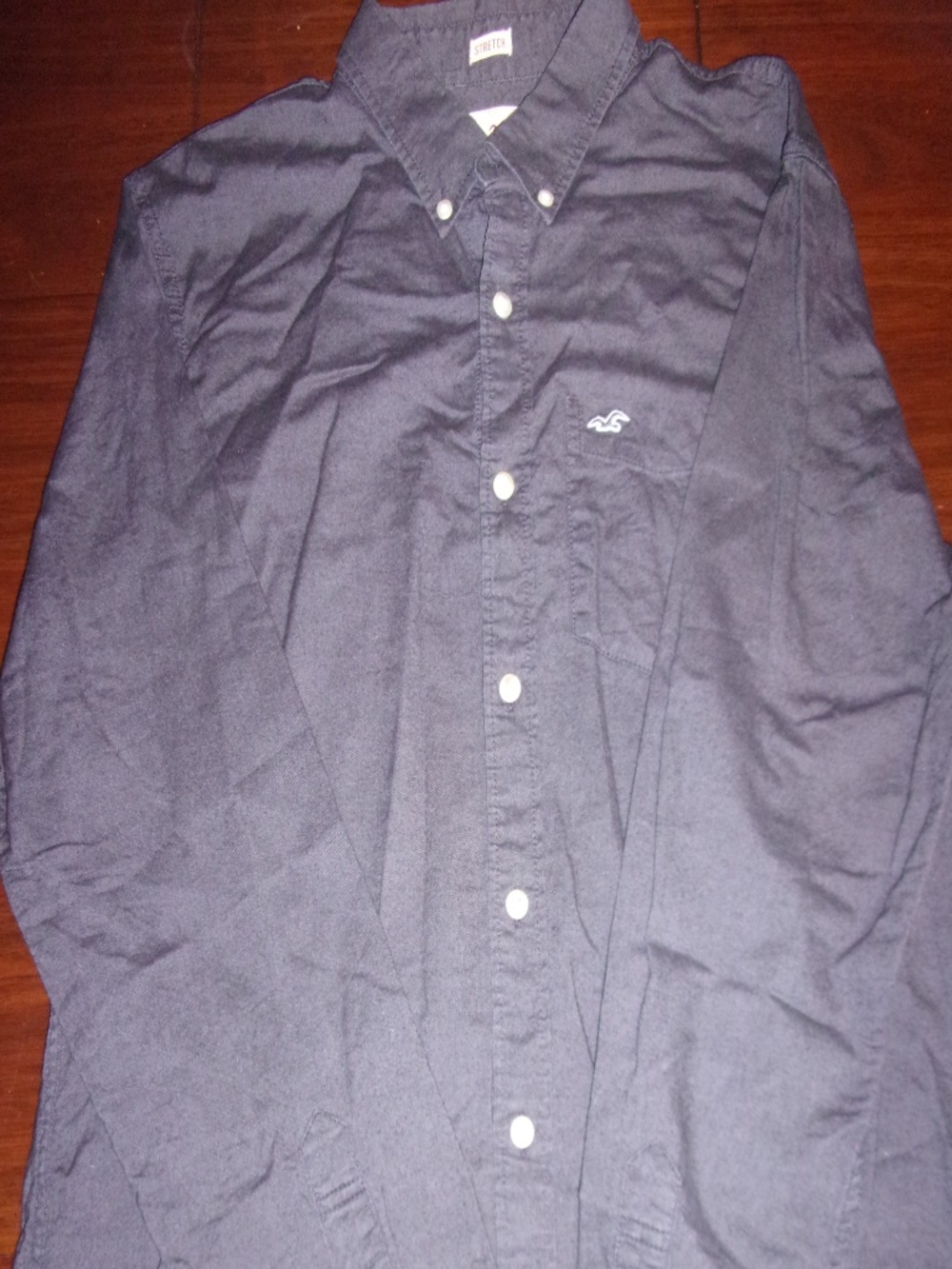 Hollister button down Shirt XL Black